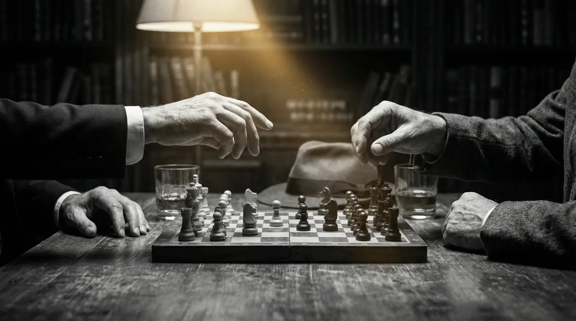 每日黑料 艺术探索系列 - 非线性叙事，棋盘上的对弈象征命运的交错